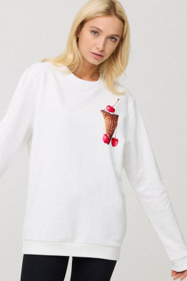 Світшот жіночий oversize  /no flis/ 