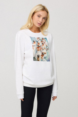 Світшот жіночий oversize  /no flis/ 