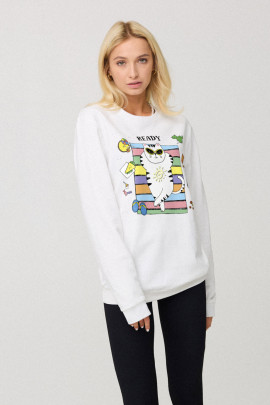 Світшот жіночий oversize  /no flis/ 