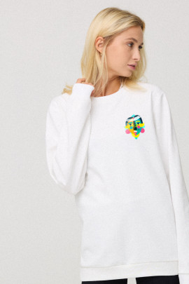 Світшот жіночий oversize  /no flis/ 