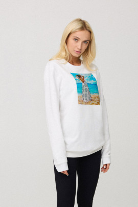 Світшот жіночий oversize  /no flis/ 