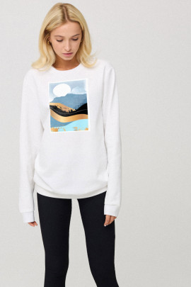 Світшот жіночий oversize  /no flis/ 