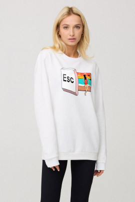 Світшот жіночий oversize  /no flis/ 