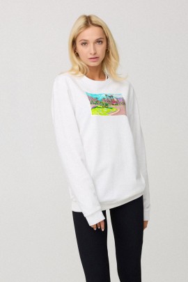 Світшот жіночий oversize  /no flis/ 