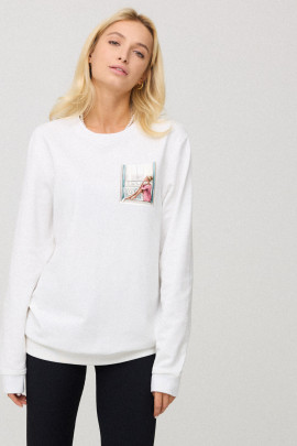 Світшот жіночий oversize  /no flis/ 