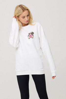 Світшот жіночий oversize  /no flis/ 