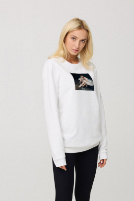 Світшот жіночий oversize  /no flis/ 