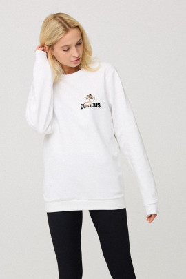 Світшот жіночий oversize  /no flis/ 