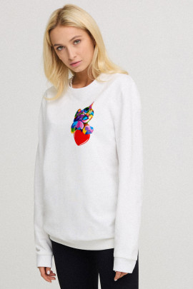 Світшот жіночий oversize  /no flis/ 