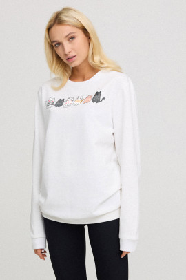 Світшот жіночий oversize  /no flis/ 