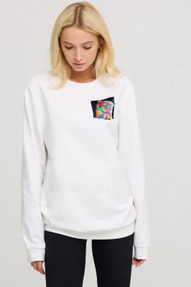 Світшот жіночий oversize  /no flis/ 