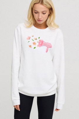 Світшот жіночий oversize  /no flis/ 