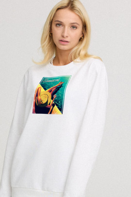 Світшот жіночий oversize  /no flis/ 