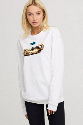 Світшот жіночий oversize  /no flis/ 