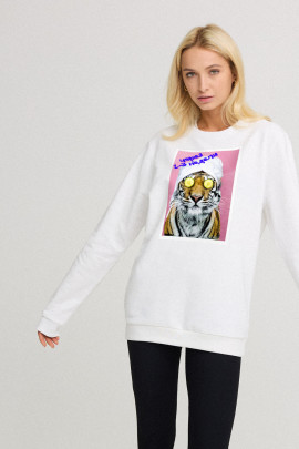 Світшот жіночий oversize  /no flis/ 