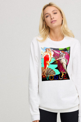 Світшот жіночий oversize  /no flis/ 