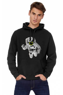 Худі чоловіча YAPPI чорна патріотична з флісом