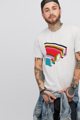 Футболка чоловіча сіра YAPPI