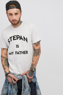 Футболка чоловіча сіра YAPPI