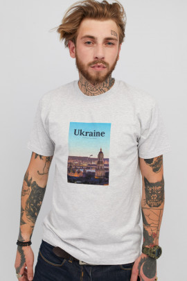 Футболка чоловіча сіра YAPPI