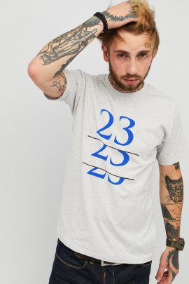 Футболка чоловіча сіра YAPPI