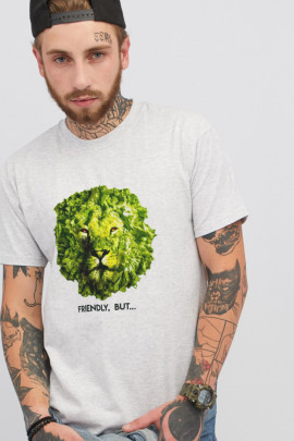 Футболка чоловіча сіра YAPPI