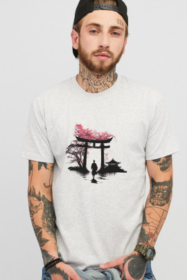 Футболка чоловіча сіра YAPPI