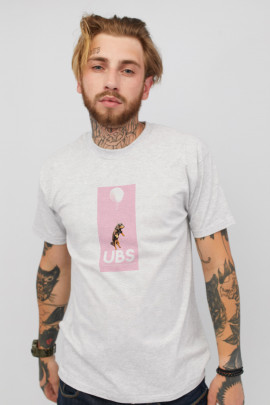 Футболка чоловіча сіра YAPPI