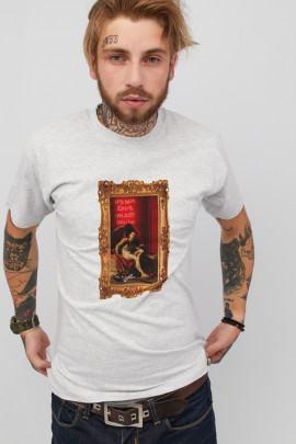 Футболка чоловіча сіра YAPPI