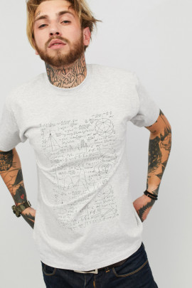 Футболка чоловіча сіра YAPPI