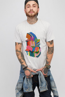 Футболка чоловіча сіра YAPPI