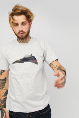 Футболка чоловіча сіра YAPPI