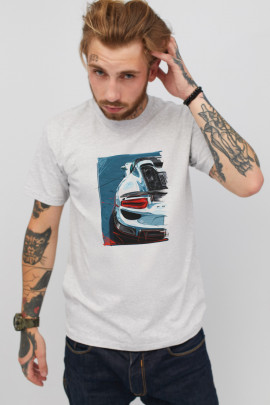 Футболка чоловіча сіра YAPPI