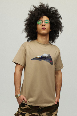 Футболка чоловіча хакі з принтом YAPPI