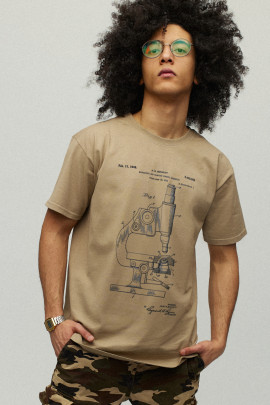 Футболка чоловіча хакі з принтом YAPPI
