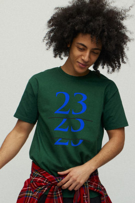 Футболка чоловіча зелена з принтом YAPPI