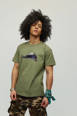 Футболка чоловіча мілітарі з принтом YAPPI