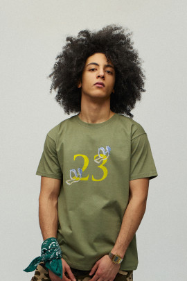 Футболка чоловіча мілітарі з принтом YAPPI