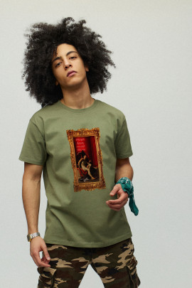 Футболка чоловіча мілітарі з принтом YAPPI