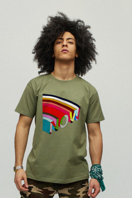 Футболка чоловіча мілітарі з принтом YAPPI