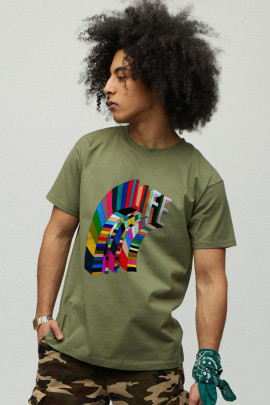 Футболка чоловіча мілітарі з принтом YAPPI