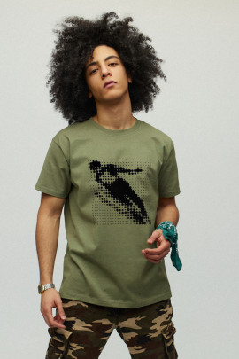 Футболка чоловіча мілітарі з принтом YAPPI