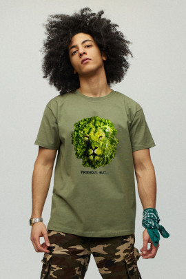 Футболка чоловіча мілітарі з принтом YAPPI