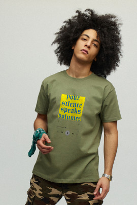 Футболка чоловіча мілітарі з принтом YAPPI