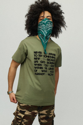 Футболка чоловіча мілітарі з принтом YAPPI