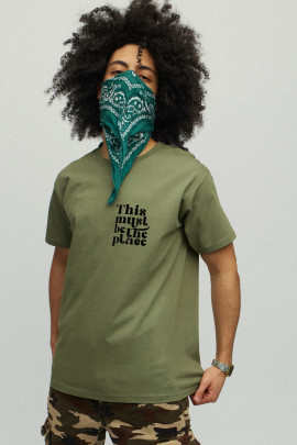 Футболка чоловіча мілітарі з принтом YAPPI