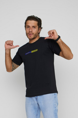 Футболка YAPPI чоловіча чорна патріотична "Свобода має кольори"