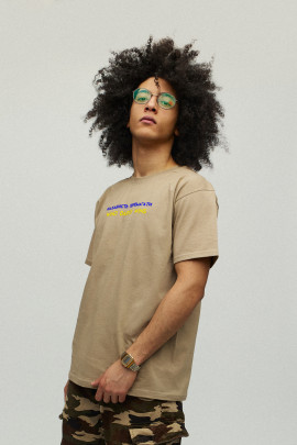 Футболка YAPPI чоловіча хакі патріотична "Нахабність перемагати"