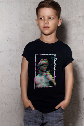 Футболка YAPPI дитяча чорна "Античність"