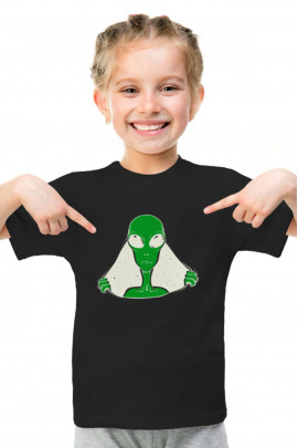 Футболка YAPPI дитяча чорна "НЛО"